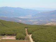 Vista del Salle de Valdeorras desde la montaa de Manzaneda